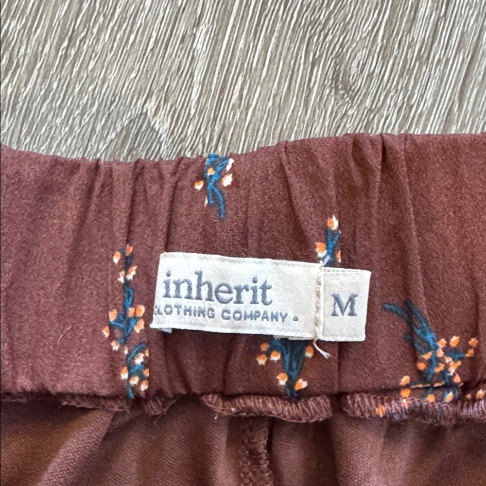 Chic Floral A-Line Skirt in Rich Brown - Picture 2 of 2